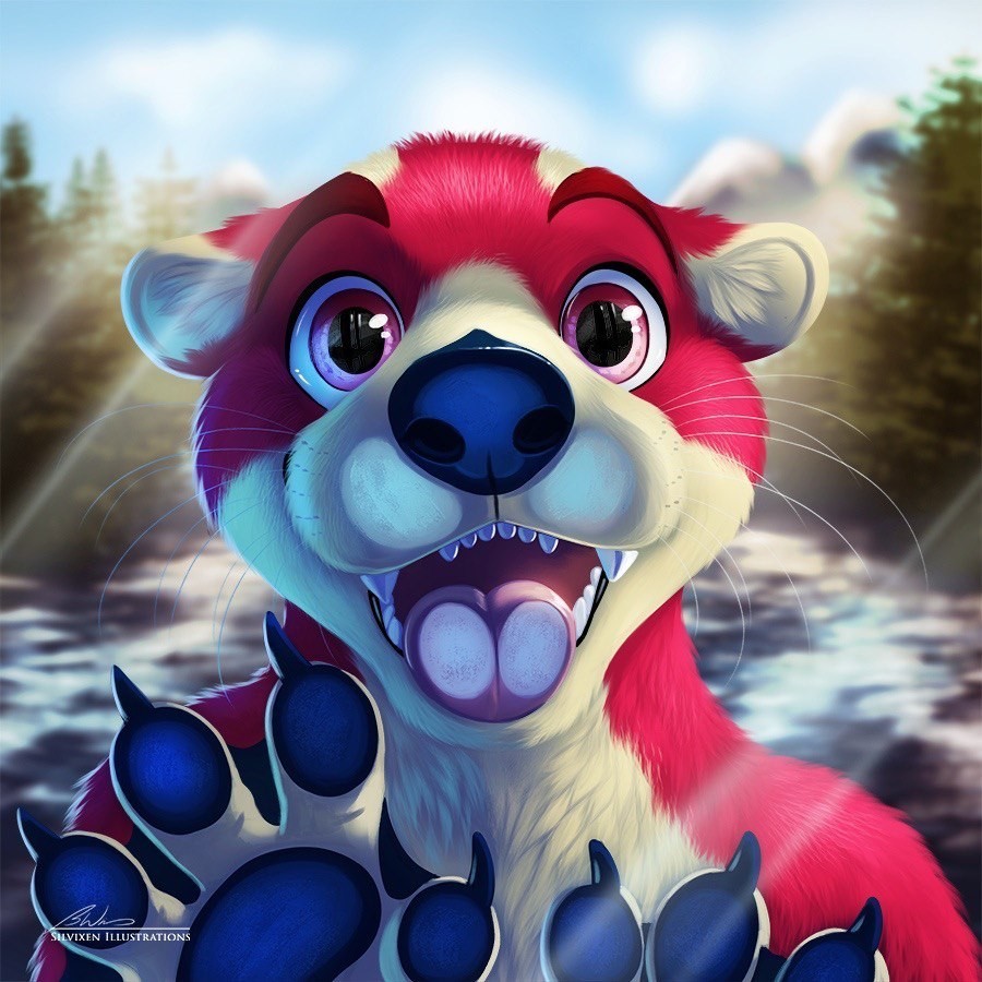 Otter by Silvixen - Otter, Furry, Silvixen, Art