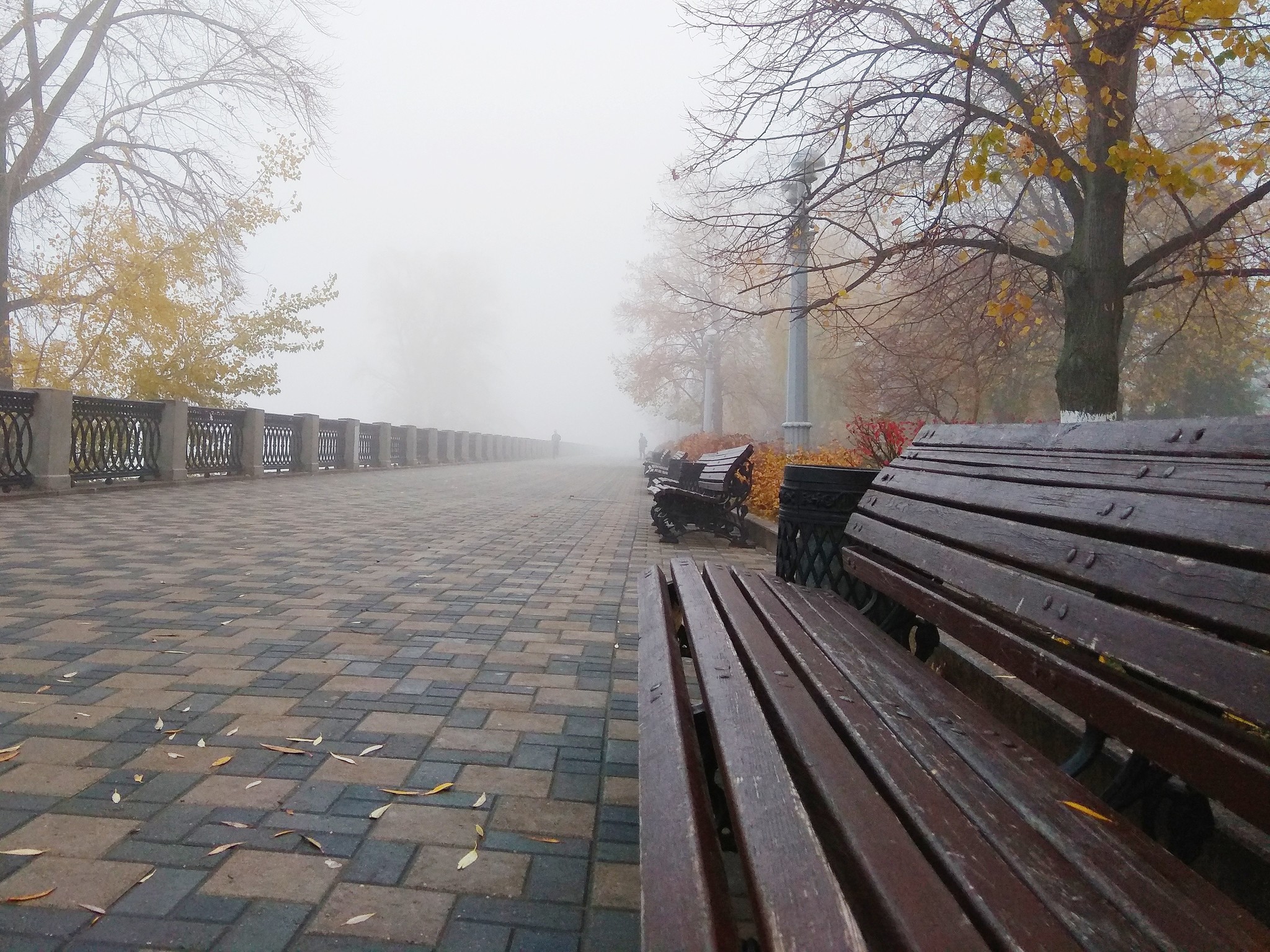 Туман в Самаре - Моё, Фотография, Туман, Самара, Мобильная фотография, Длиннопост