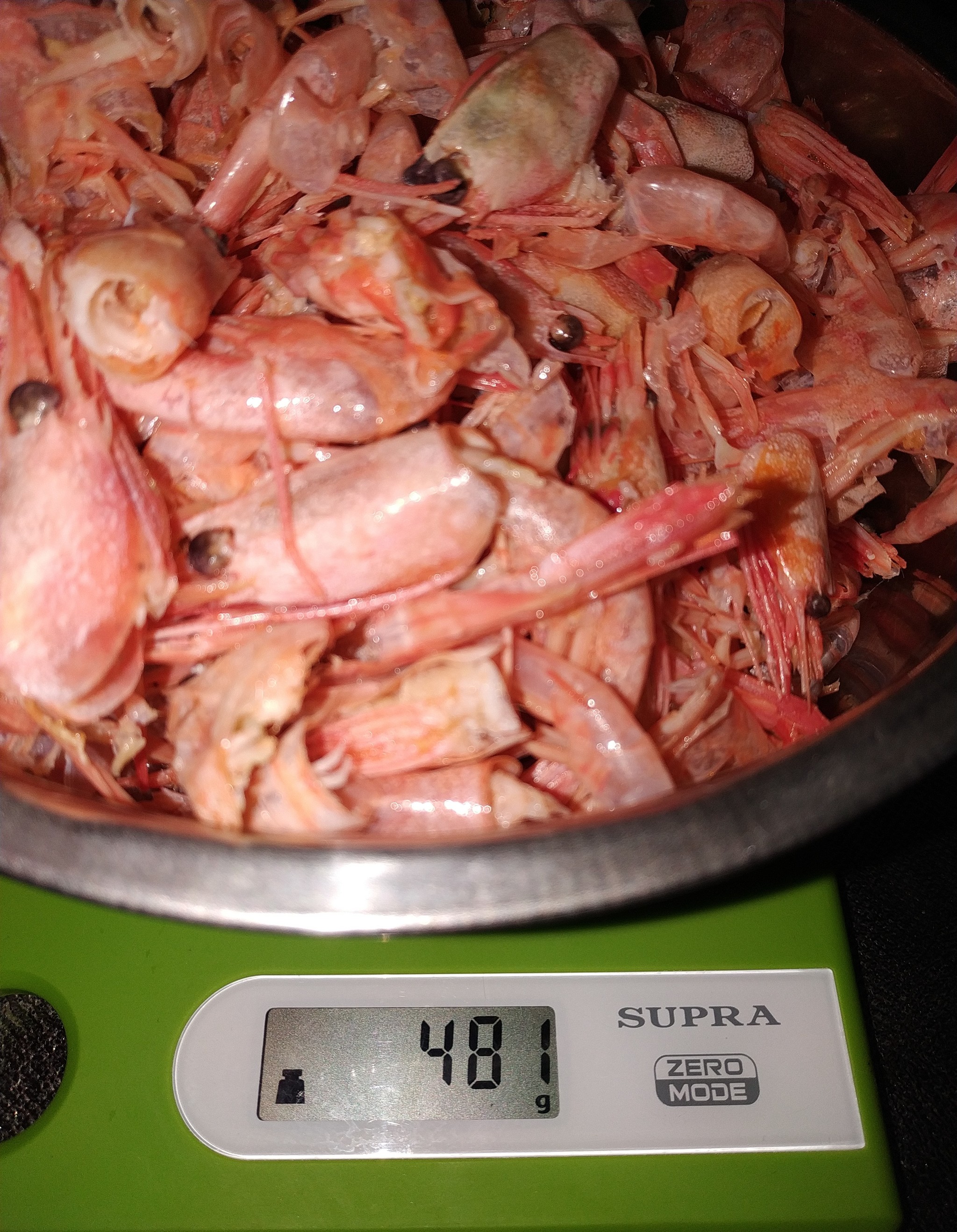 Net weight of frozen shrimp from Carousel - Network shops, Shrimps, Weight, Longpost, Prices