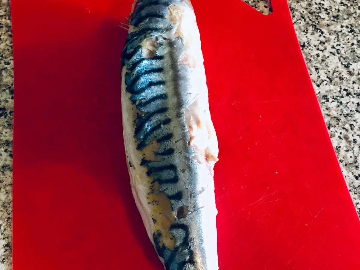 Marinated mackerel - My, Cooking, A fish, Longpost, Recipe, Food