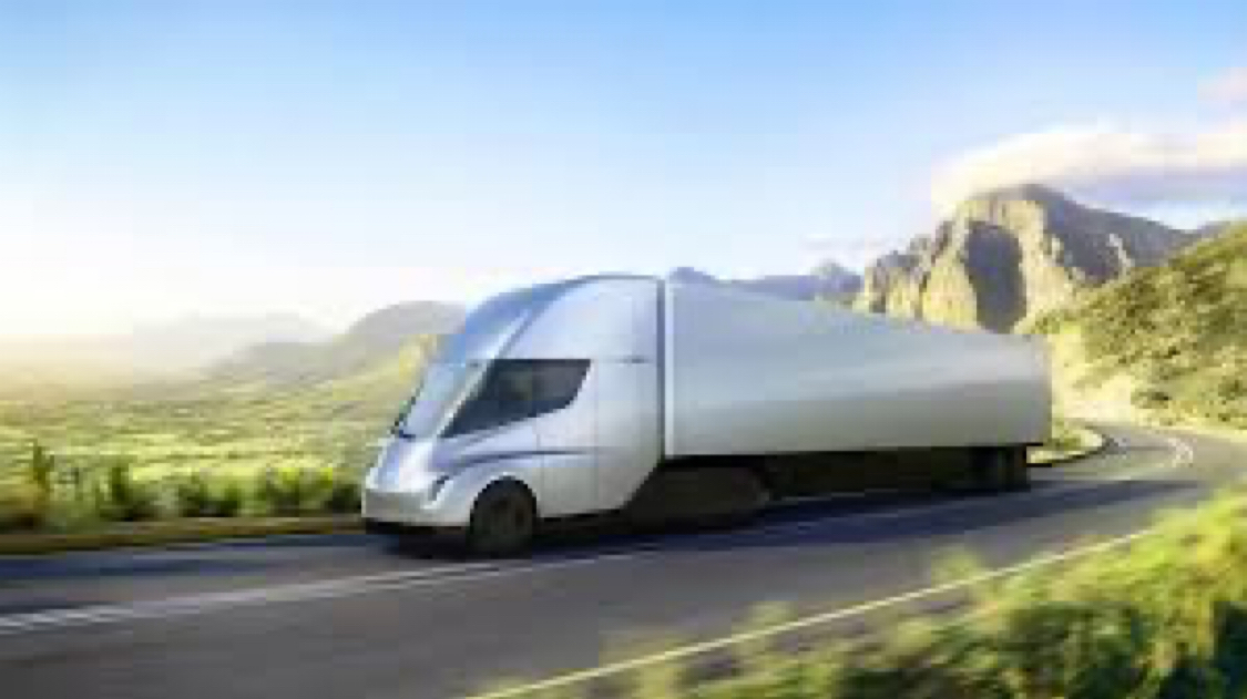 I noticed a Tesla truck on the road... - My, Tesla, Truck, Wagon, Dalnoboy, Truckers, Longpost