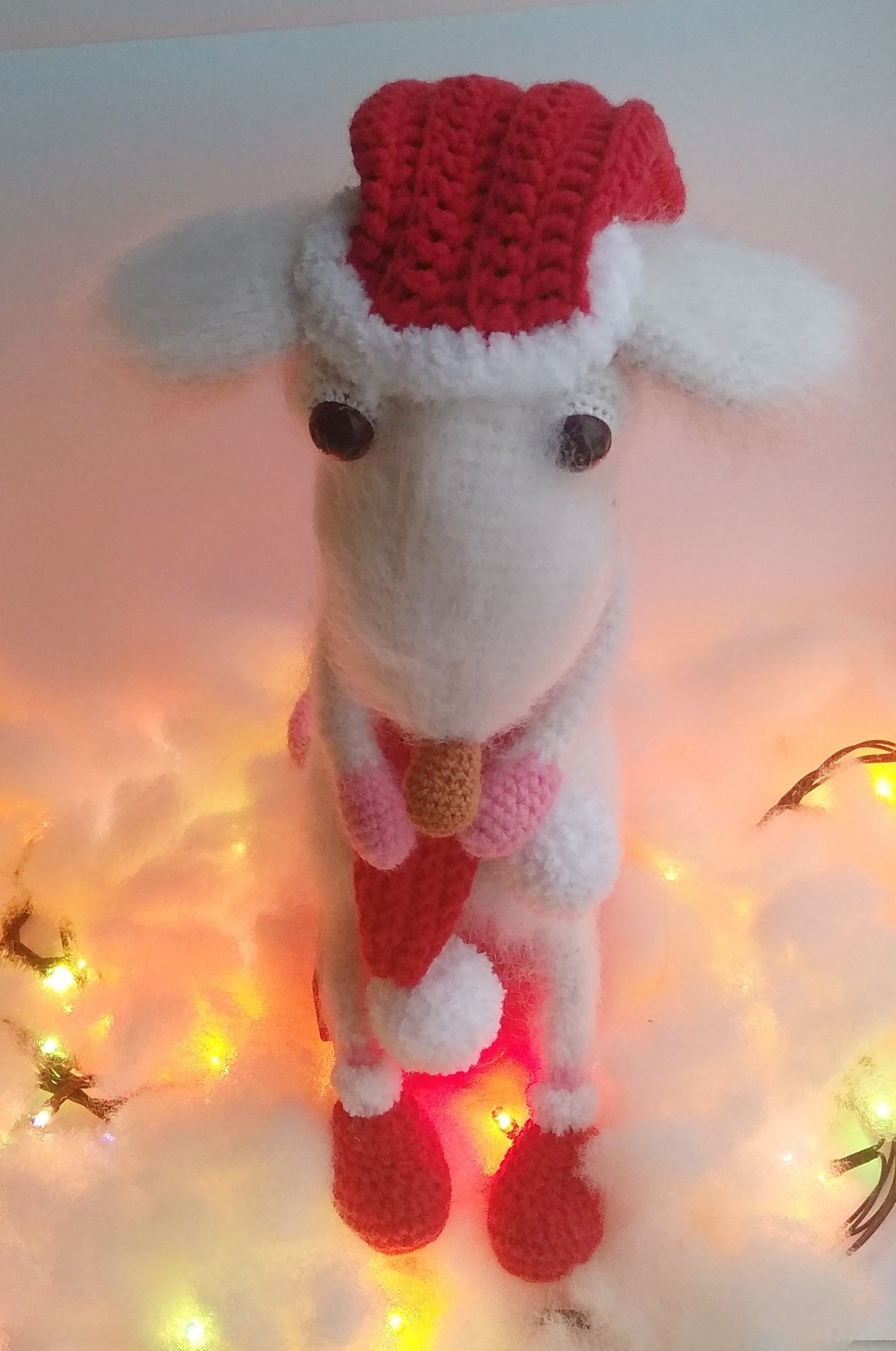 New Year's rat - My, Rat, Amigurumi, Crochet, Soft toy, Needlework without process, Longpost