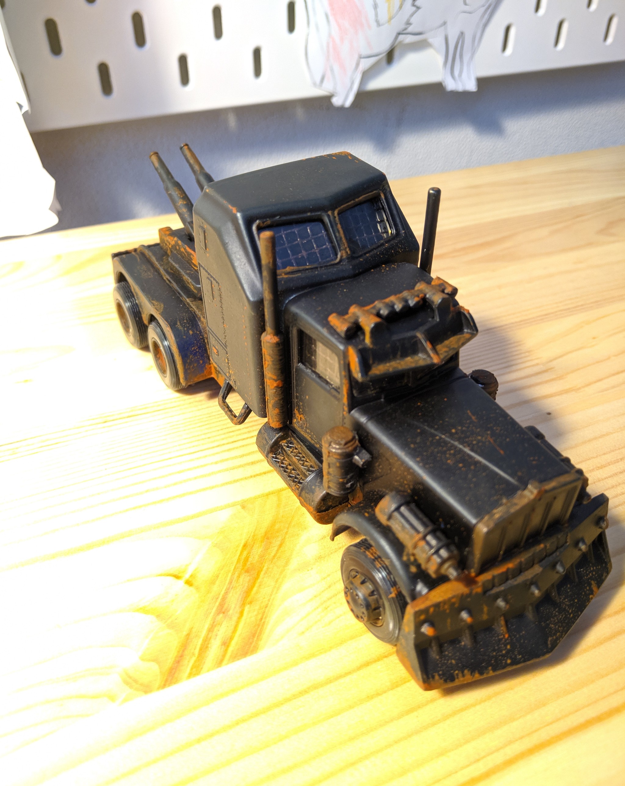 Mad Max car - Crazy Max, Toys, Needlework, Weekend, Father, Scale model, Longpost