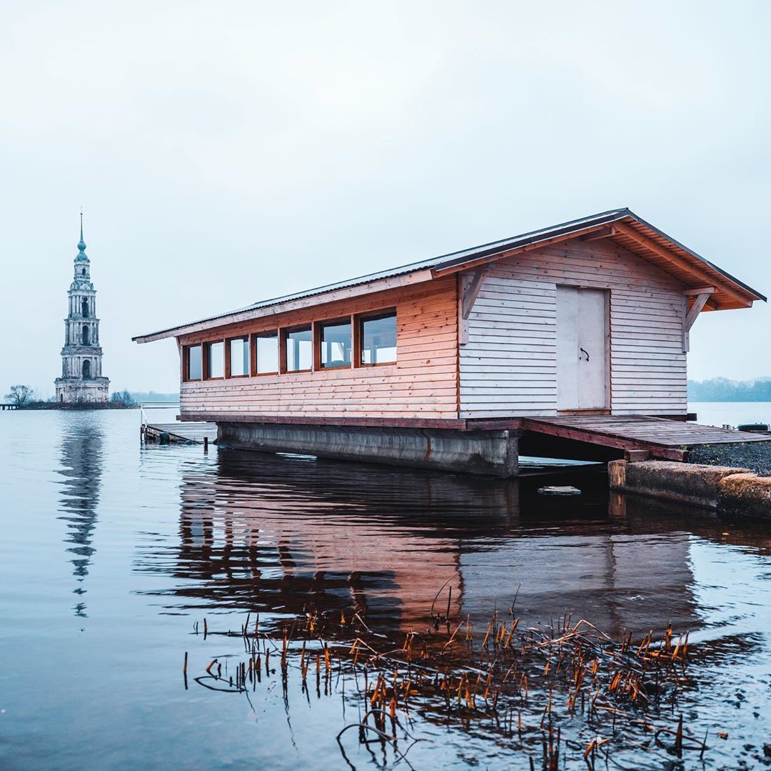 Poor Kalyazin and his amazing bell tower - Kalyazin, Russia, Longpost