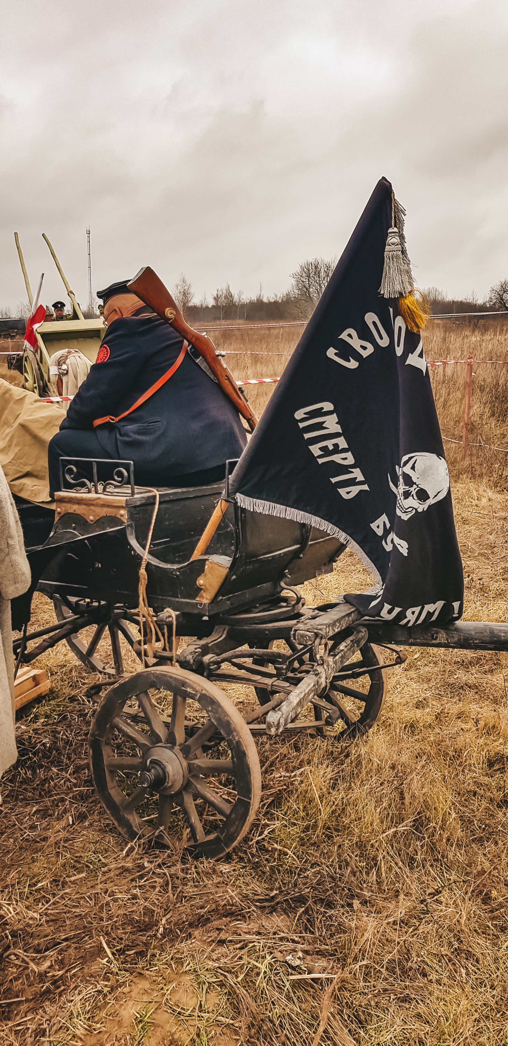 Civil War. Reconstruction of battles in the city of Novosil - My, Russia, Story, Reconstruction, Civil War, Red, White, The photo, Video, Longpost