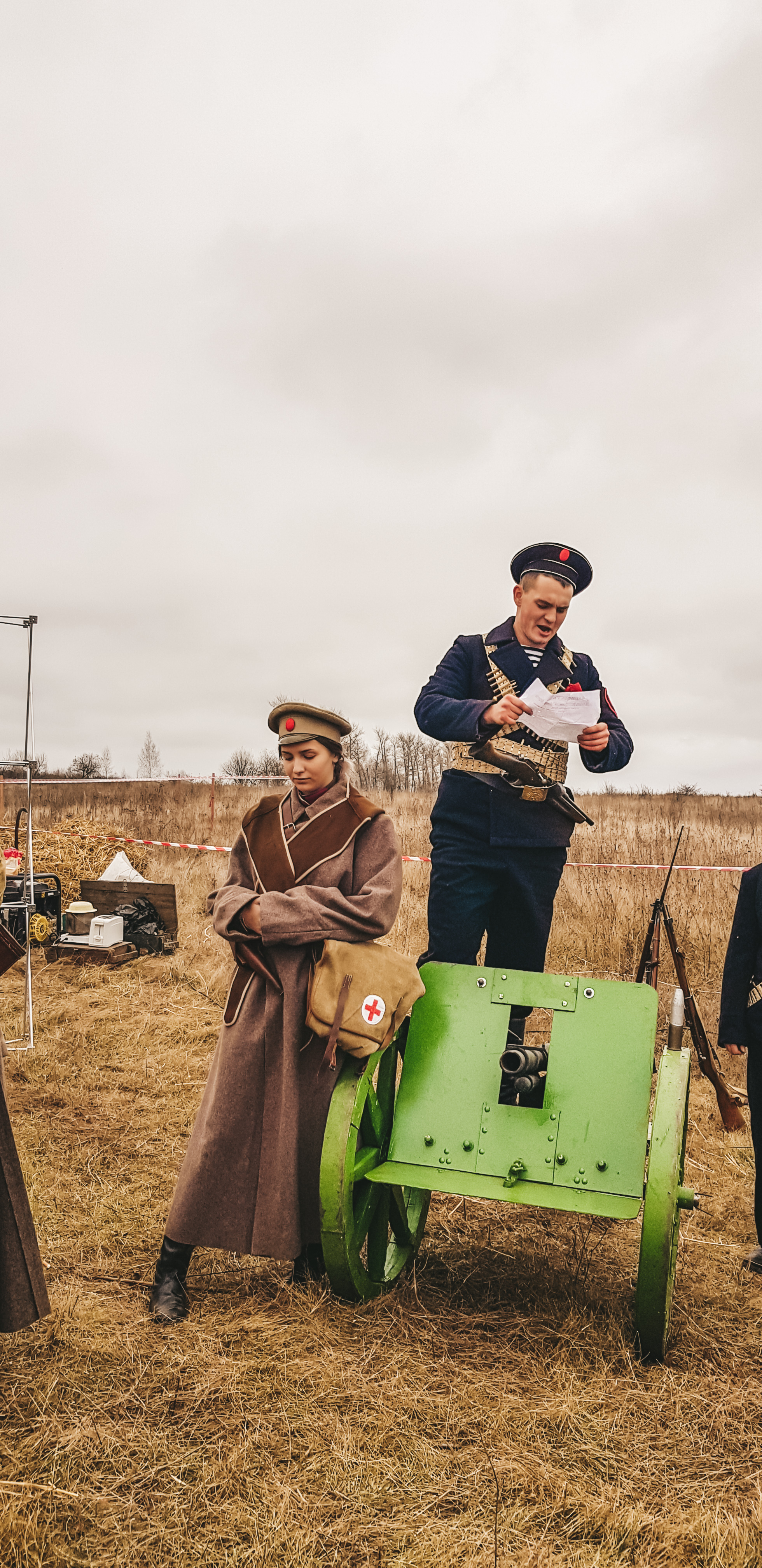 Civil War. Reconstruction of battles in the city of Novosil - My, Russia, Story, Reconstruction, Civil War, Red, White, The photo, Video, Longpost