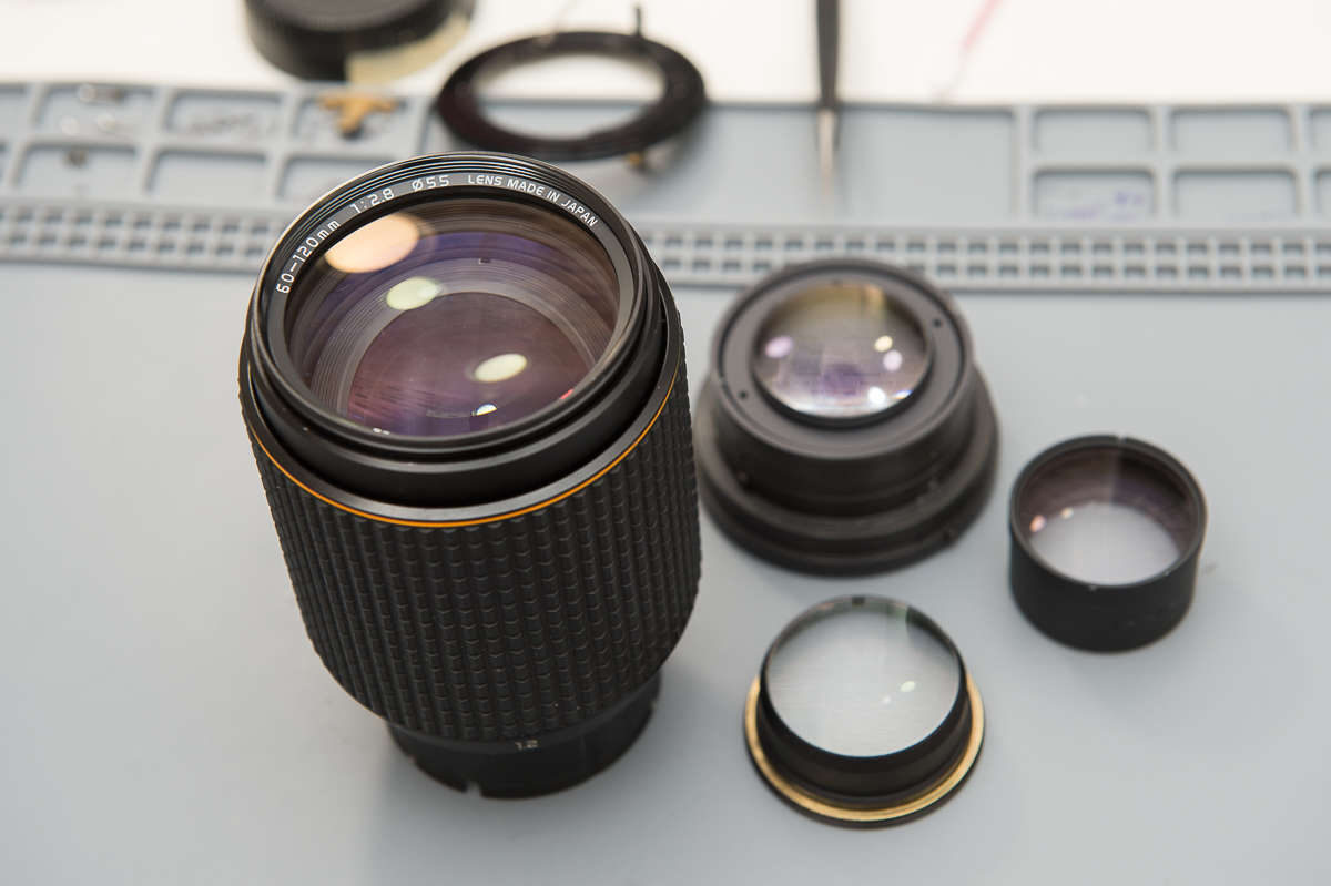 Cleaning the Tokina AT-X 60-120mm 2.8 lens - My, Repair of photographic equipment, Nikon, Tokina, The photo, Retrotechnics, Video, Longpost