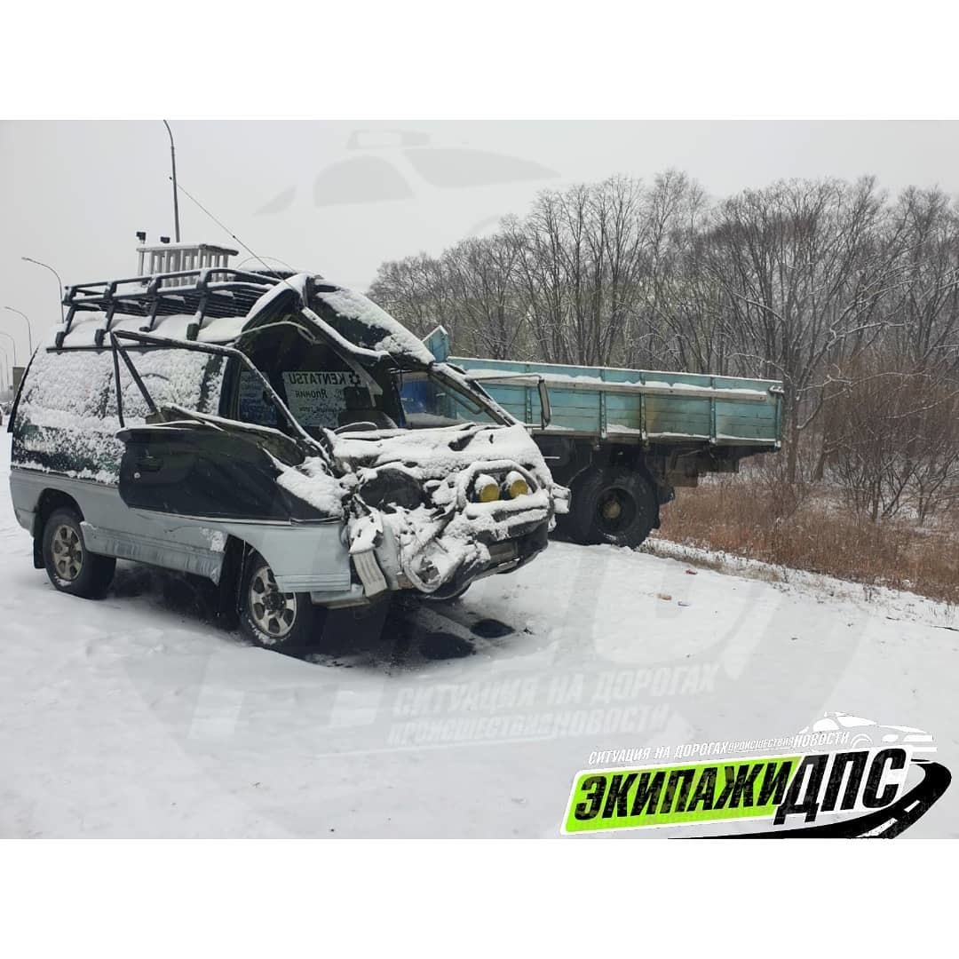 At least 80 cars were involved in an accident near Vladivostok - Vladivostok, Snow, Ice, Video, Longpost, Auto, Crash, Road accident