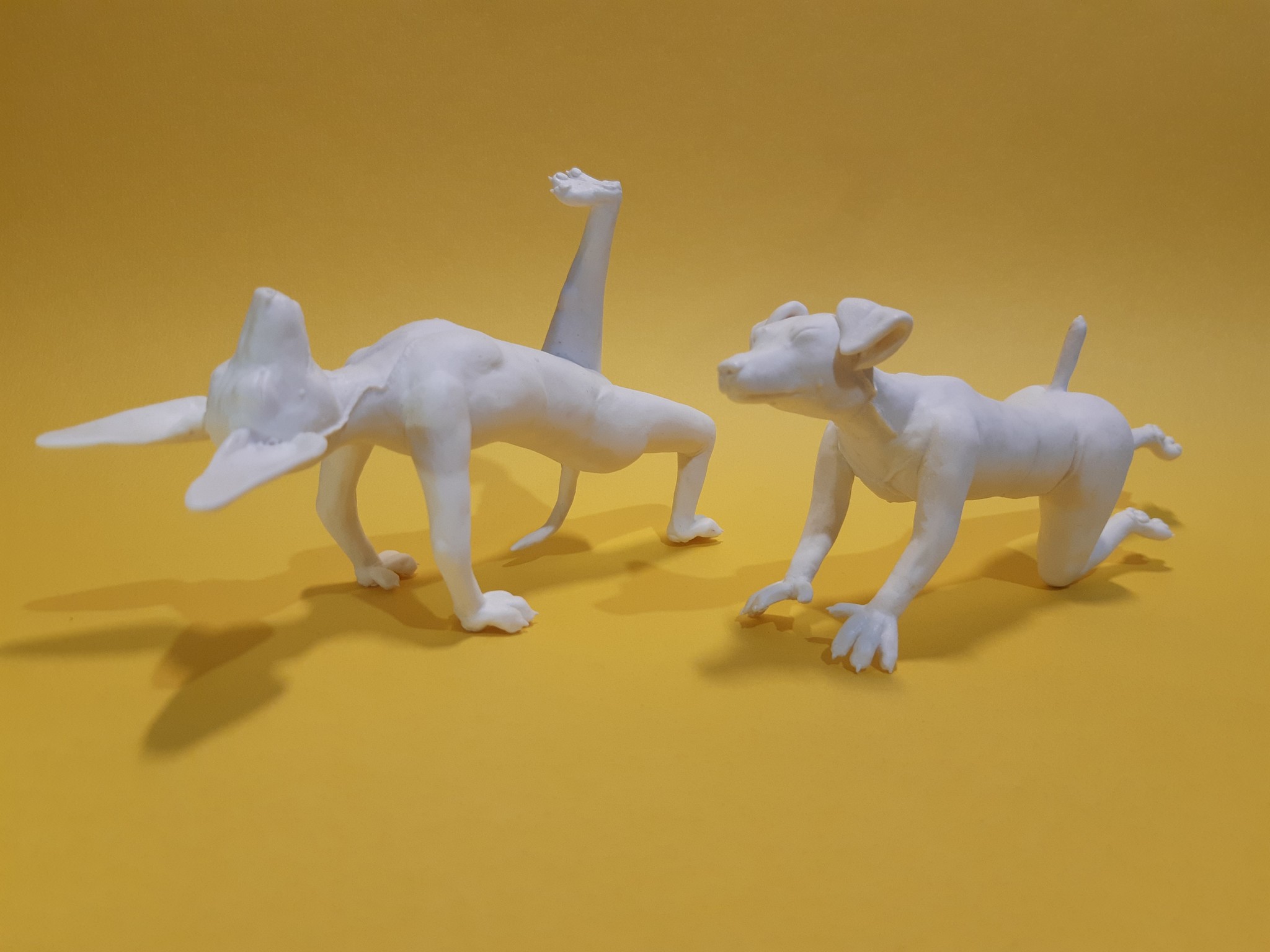 Another batch of cats - My, Creation, Needlework without process, Лепка, Longpost, Handmade, Polymer clay, Yoga, Sphinx, cat