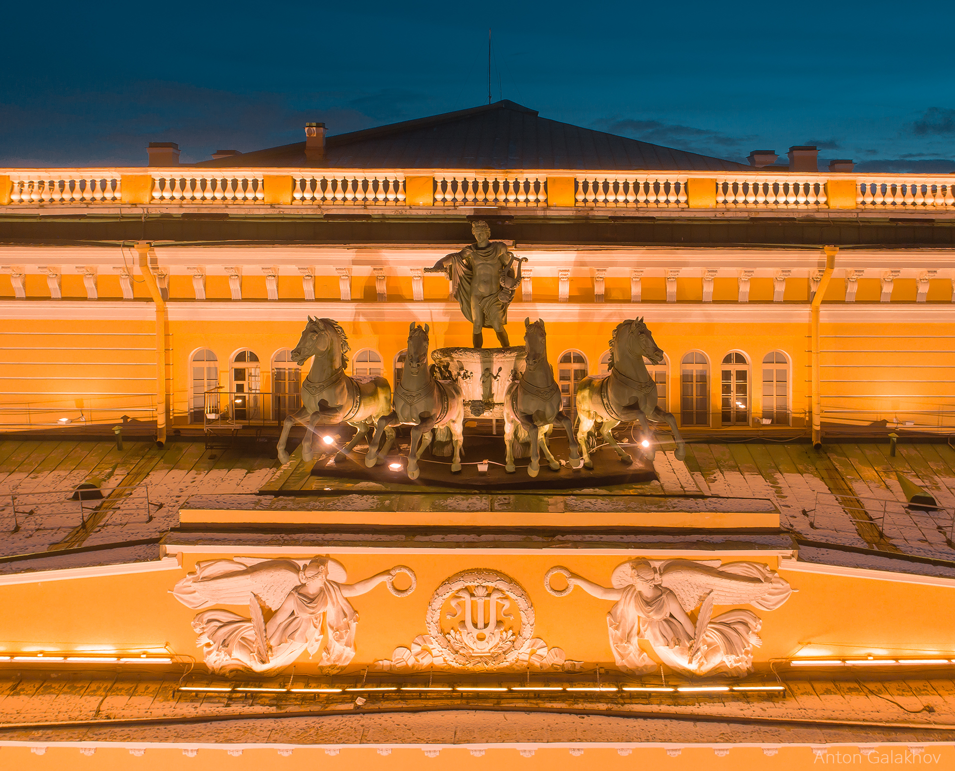 Alexandrinsky Theater - My, Quadcopter, Saint Petersburg, Theatre, Longpost