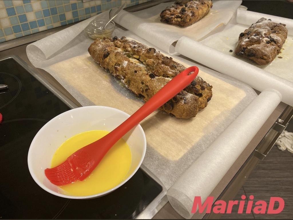 New Year's stollen - photo recipe. Part 3 - My, Stollen, Festive table, Recipe, Christmas, Longpost, Cooking