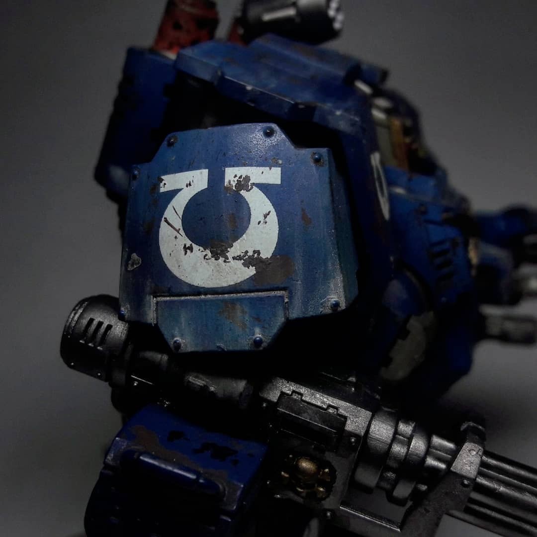 Redemptor dreadnought - Моё, Warhammer 40k, Warhammer, Ultramarines, Dreadnaught, Хобби, Миниатюра, Длиннопост