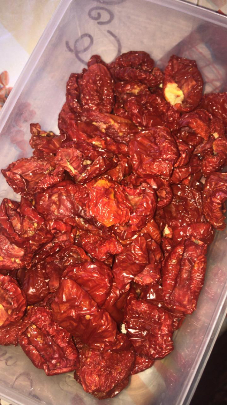 Sun-dried tomatoes - My, Tomatoes, Yummy, Longpost, Food, Drying