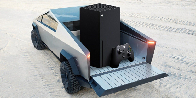 Ну вы поняли... - Xbox, Консоли, Геймеры, Юмор, Игры, Релиз, Tesla Cybertruck, Xbox Series X