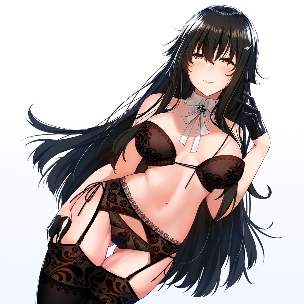 Azuma - NSFW, Azur Lane, Azuma, Lingerie, Anime Art, Аниме, Арт, Нижнее белье