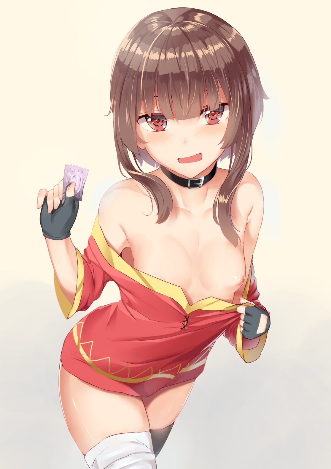 Megumin - NSFW, Anime Art, Konosuba, Megumin, Аниме, Длиннопост, Панцу, Попа, Грудь, Bunnysuit