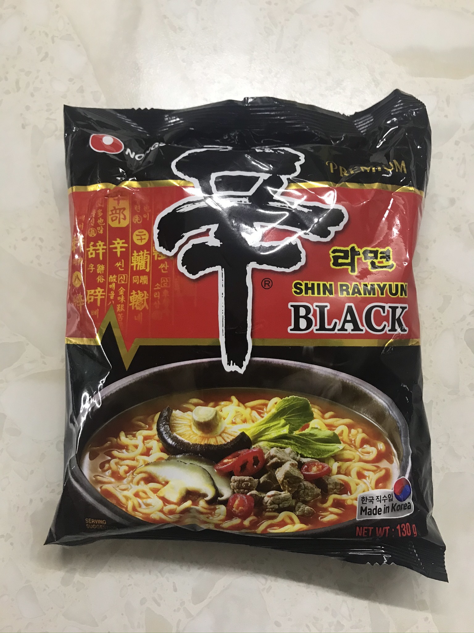 Red Doshik at maximum speed - Nongshim Shin Ramyun BLACK - My, Ramen, Doshirakology, Noodles, Overview, Longpost