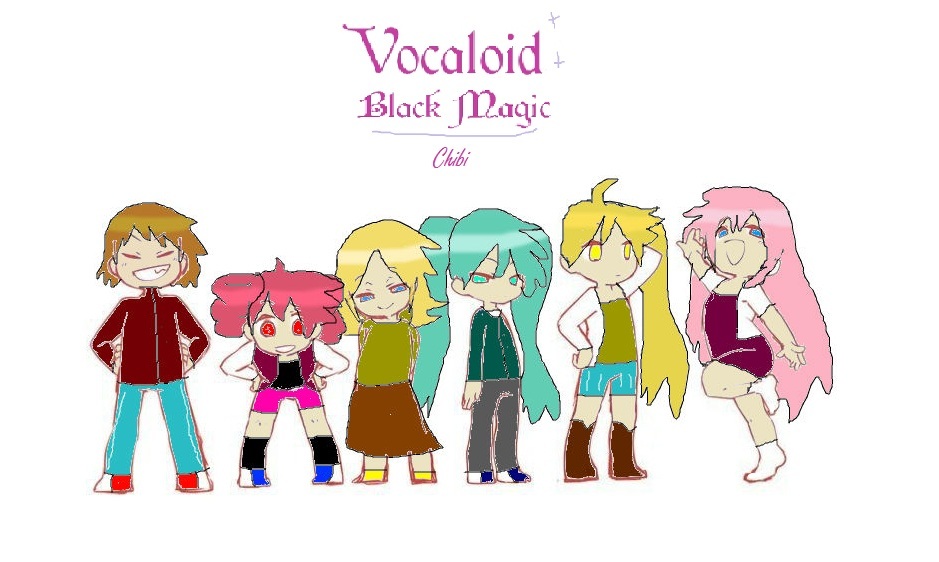 Vocaloid: Black Magic - Chibi - Vocaloid, Chibi