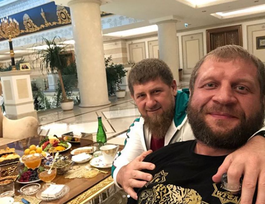 The famous Chechen football player challenged the MMA fighter - Ramzan Kadyrov, Alexander Emelianenko, MMA, Chechnya