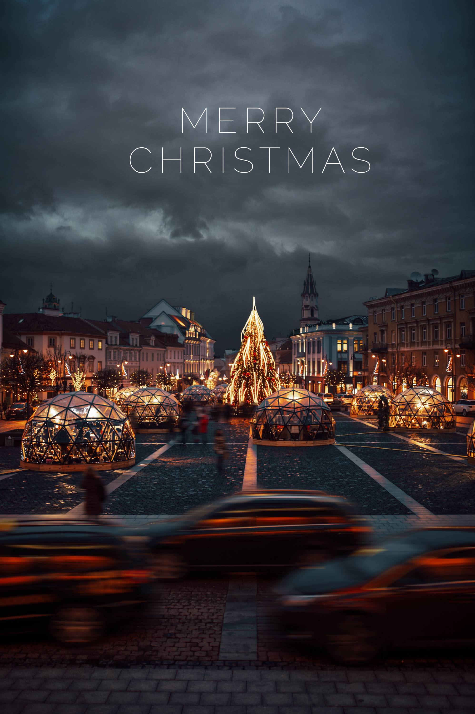 Spirit of Christmas - My, Vilnius, Christmas, Lithuania, Europe, New Year, Decoration, Christmas tree, Longpost