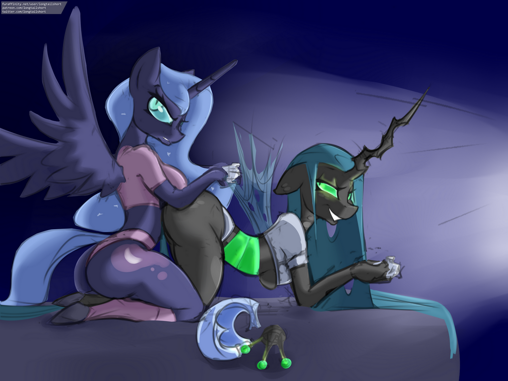 A selection - NSFW, Queen chrysalis, Nightmare moon, Twilight sparkle, Rarity, Trixie, MLP Suggestive, My little pony, Anthro, Longpost