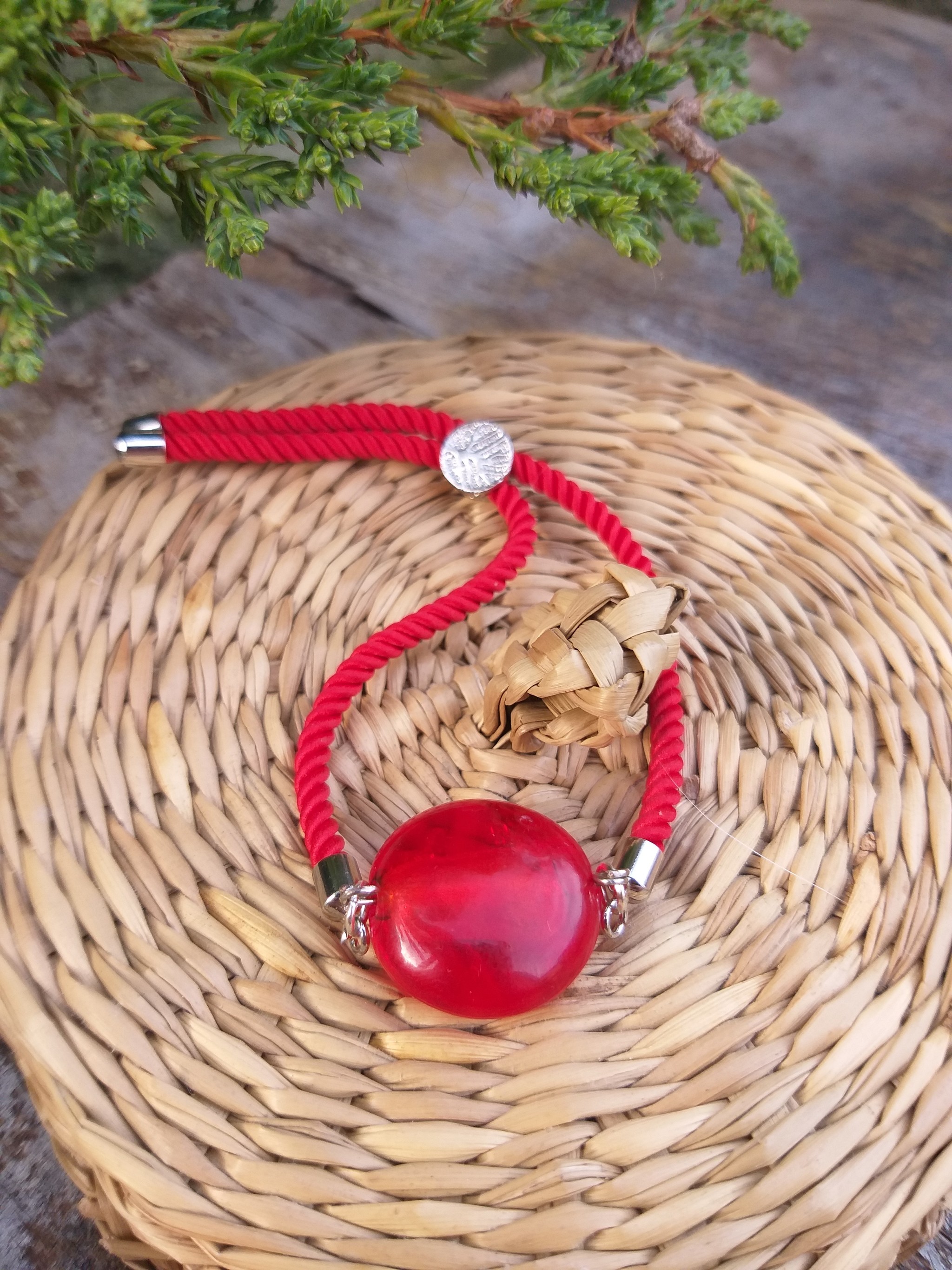 I switch to RED - My, Red, Bijouterie, Handmade, A bracelet, Red bracelets, Longpost, Needlework without process