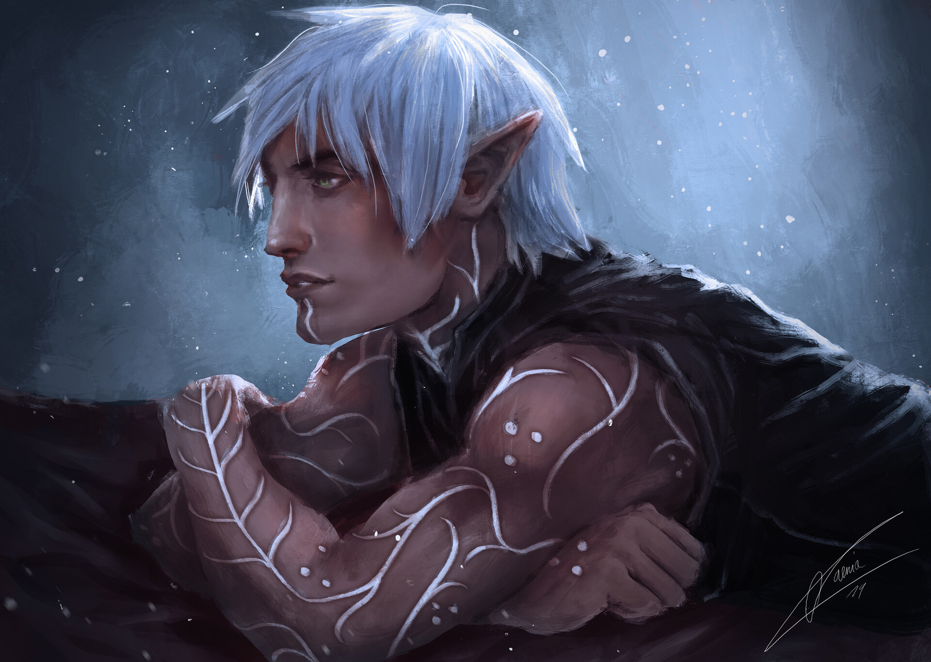 Fenris - Fenris, Dragon age 2, Dragon age, Games, Fantasy, Art, Drawing