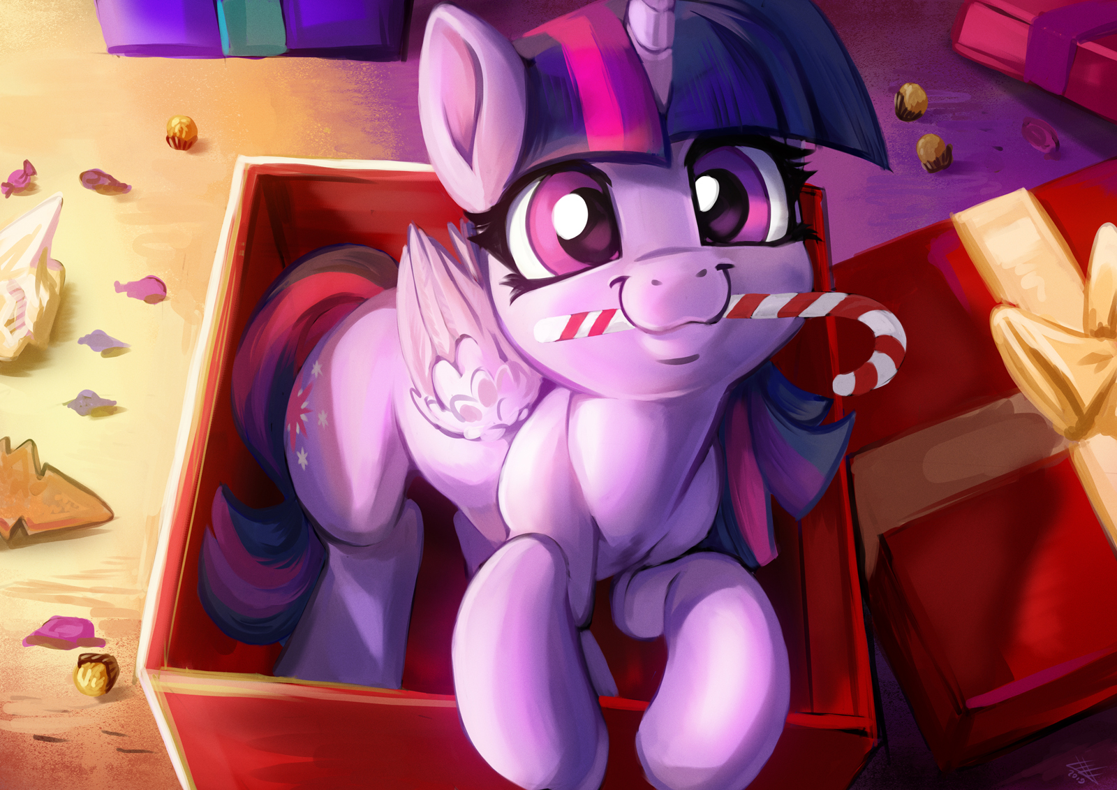 Little Gifts For Christmas - My Little Pony, Twilight sparkle, Fidzfox