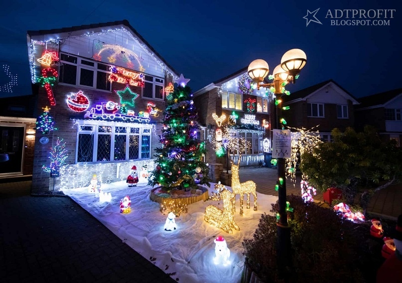 Christmas lights in Britain - Christmas, Great Britain, beauty, New Year, Longpost