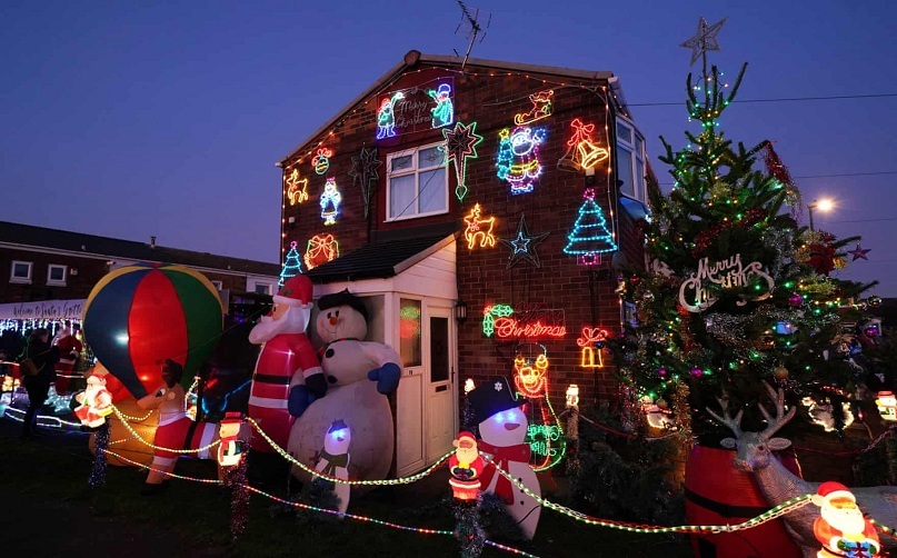 Christmas lights in Britain - Christmas, Great Britain, beauty, New Year, Longpost