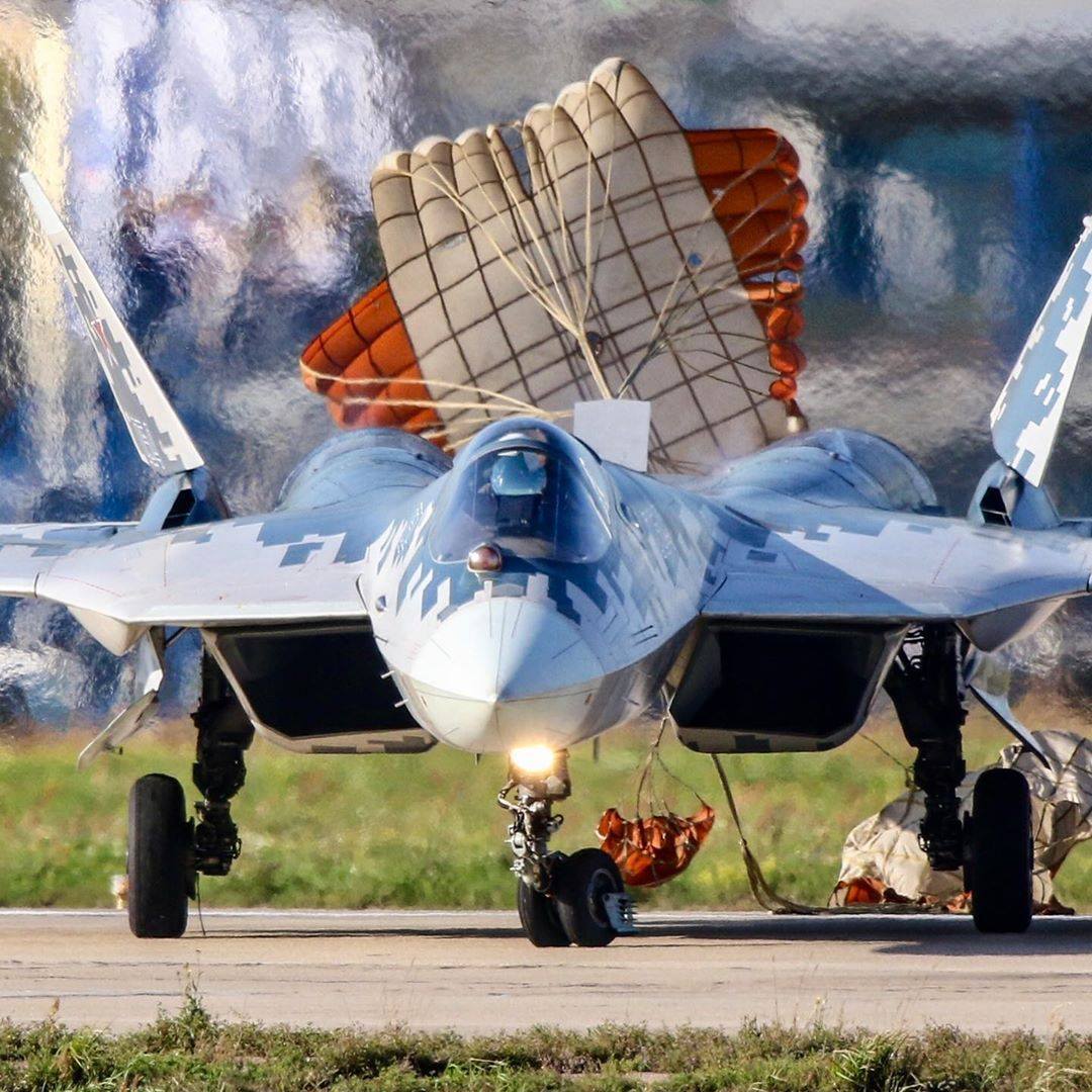 Blur effect from Su-57 - Su-57, Pak FA, Blur, the effect, The photo, Airplane