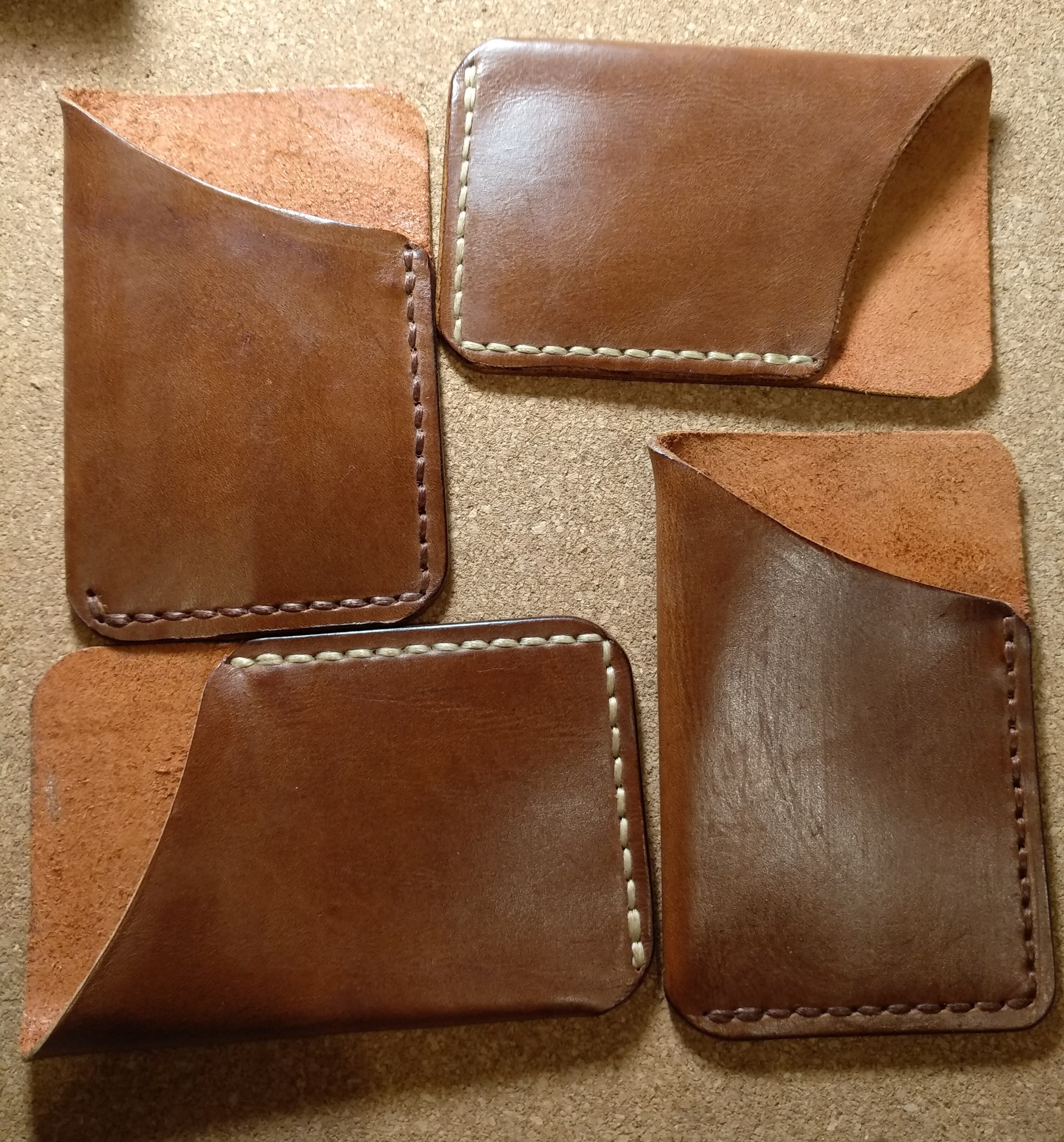 Cardholders as a gift - My, Leather products, Leather, Longpost