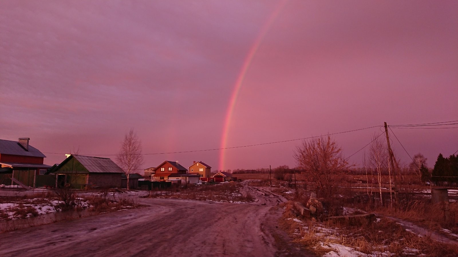 Rainbow in December - Rainbow, The winter is coming, Longpost