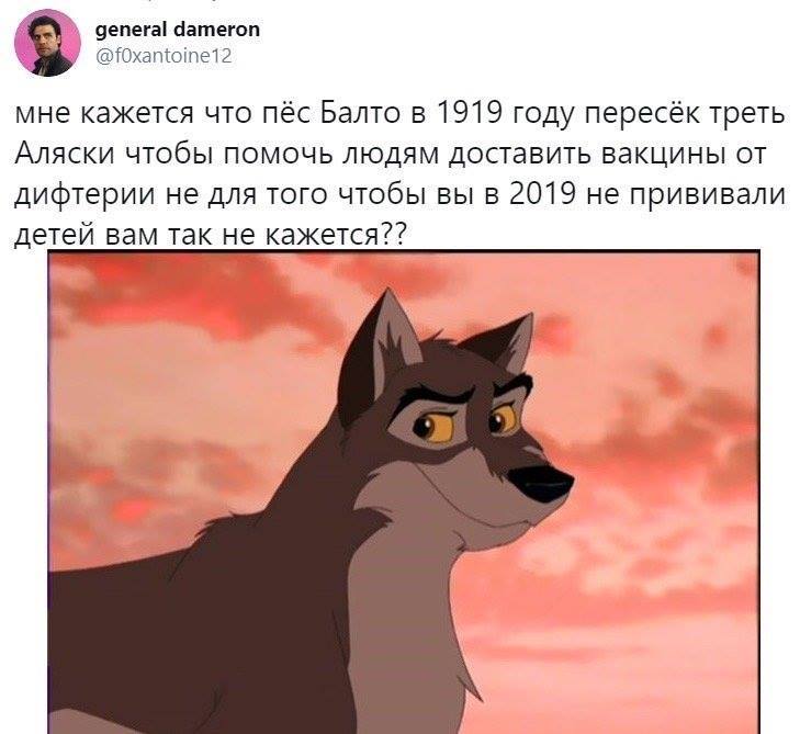 Balto and anti-vaxxers - Baltic, Vaccination, Diphtheria, Anti-vaccines, Dog, Cartoons, Vaccine