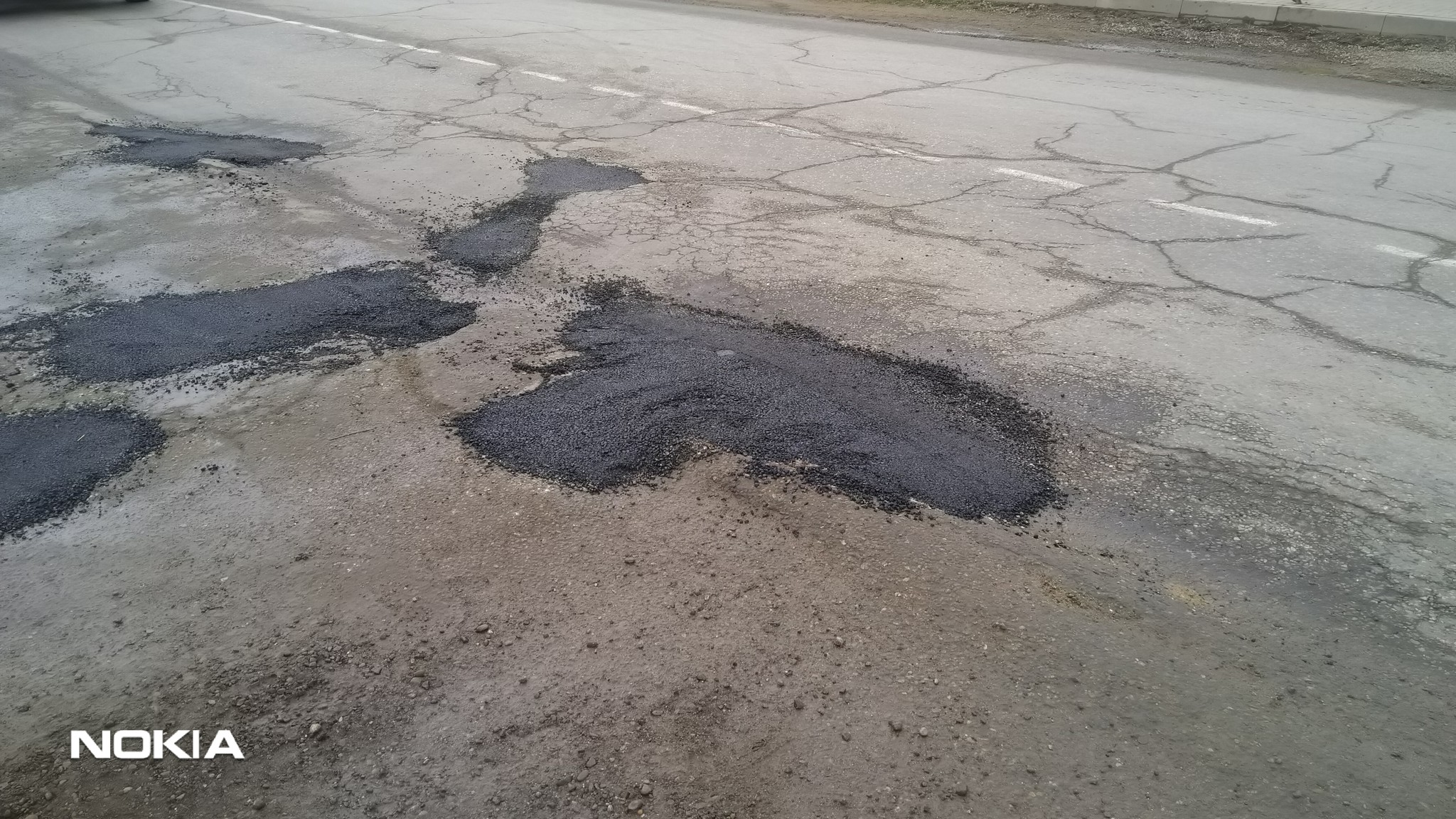 Nanorepair road repair in Temryuk - My, Temryuk, Drsu, Road repair