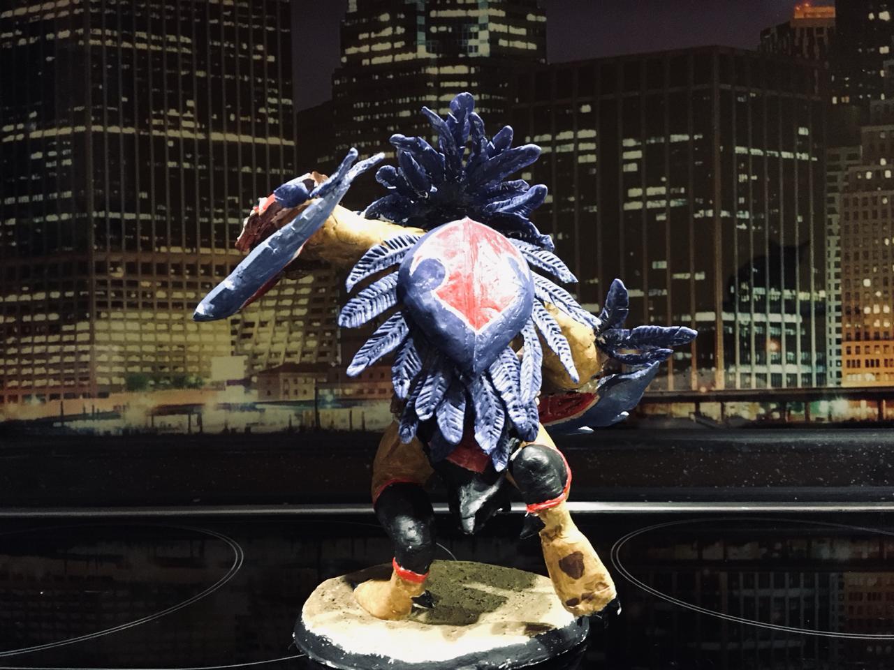 Dota 2 Bloodseeker Primeval predator - My, Dota, Dota 2, Dota 2, Polymer clay, Handmade, Sculpture, Figurines, Collectible figurines, Longpost