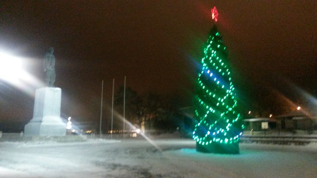 Winter Orenburg at 4 am - My, Orenburg, Winter, Night, Night street lantern pharmacy, Longpost