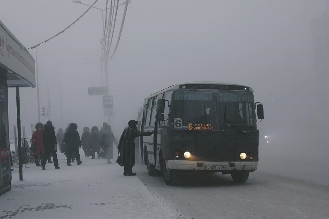 Plots for the film The Haze or just surviving at -50 degrees - Yakutsk, Winter, 2019, The photo, Fog, Haze, Longpost