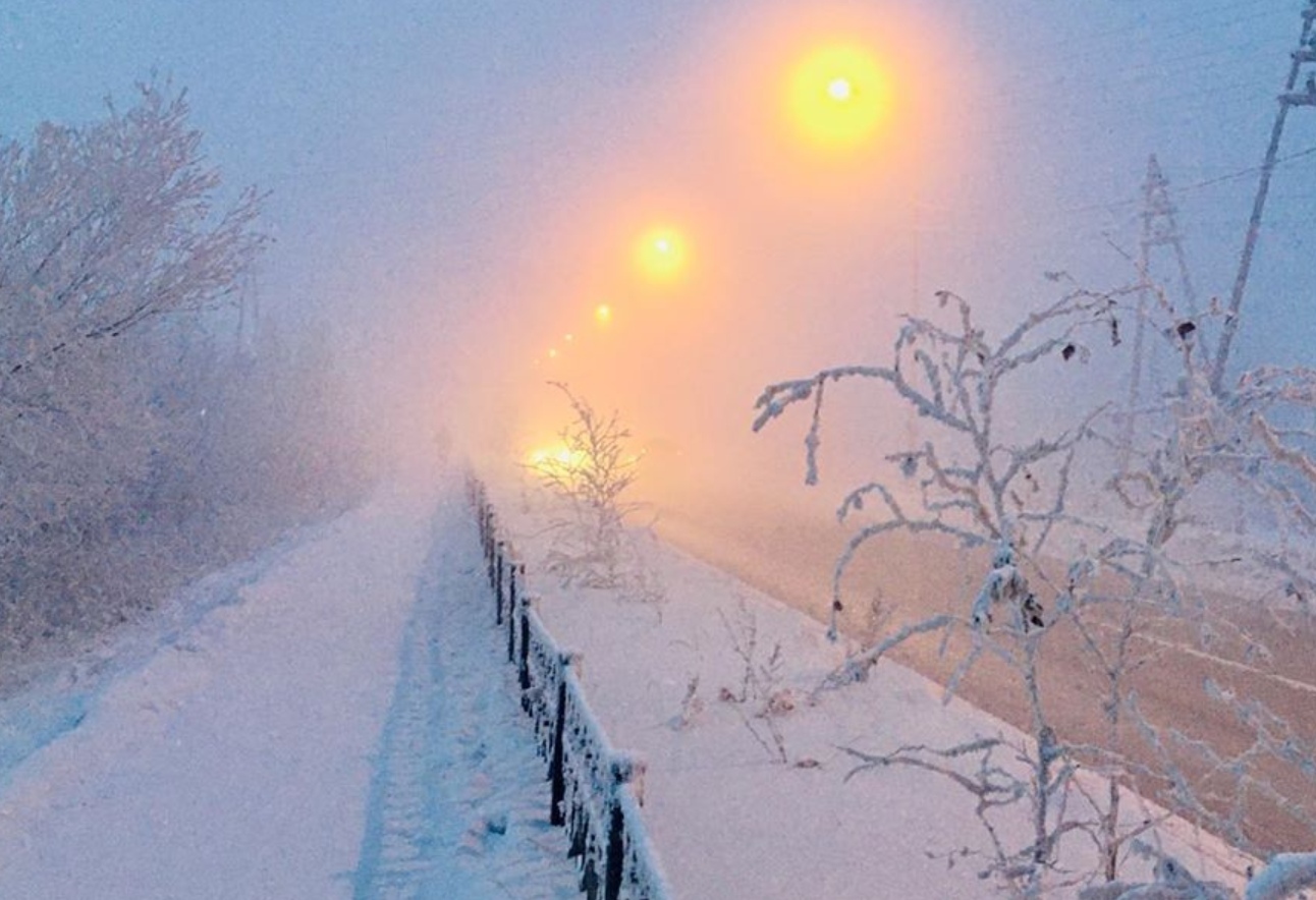 Plots for the film The Haze or just surviving at -50 degrees - Yakutsk, Winter, 2019, The photo, Fog, Haze, Longpost