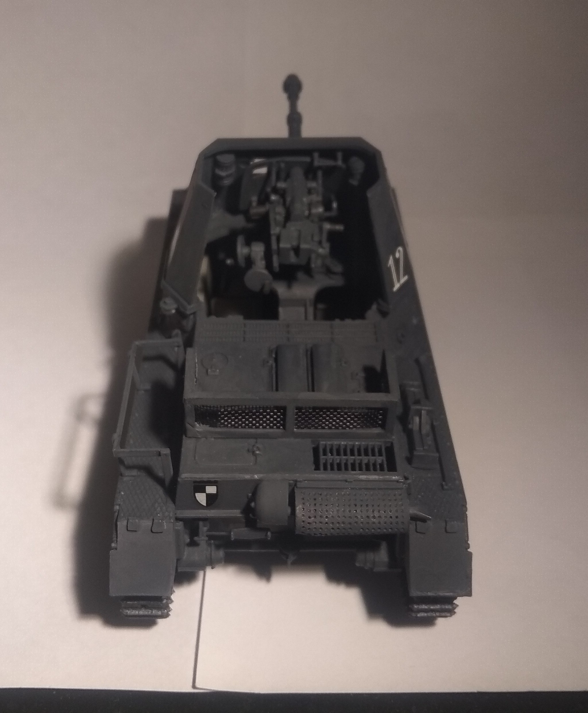 Panzerjager I the first German self-propelled gun - My, Modeling, Stand modeling, Attempt at writing, First post, Longpost