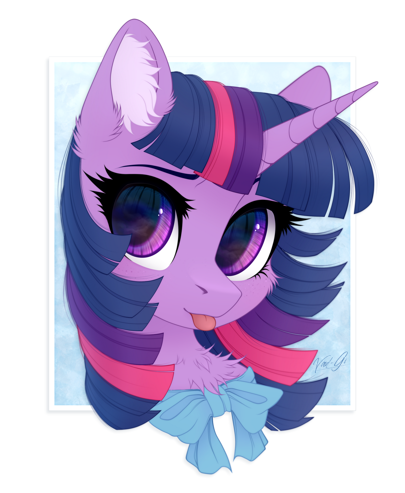 Твайка с бантиком - My Little Pony, PonyArt, Twilight sparkle, Vird-Gi