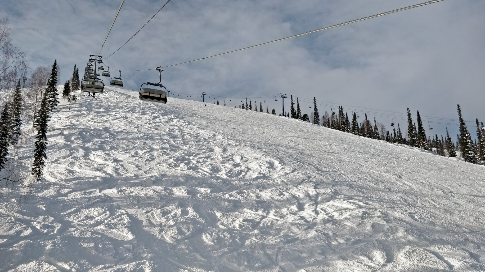 Greetings from Sheregesh - My, Sheregesh, Winter, The mountains, The descent, Skiing downhill, Snowboard, The photo, Photo on sneaker, Video, Longpost