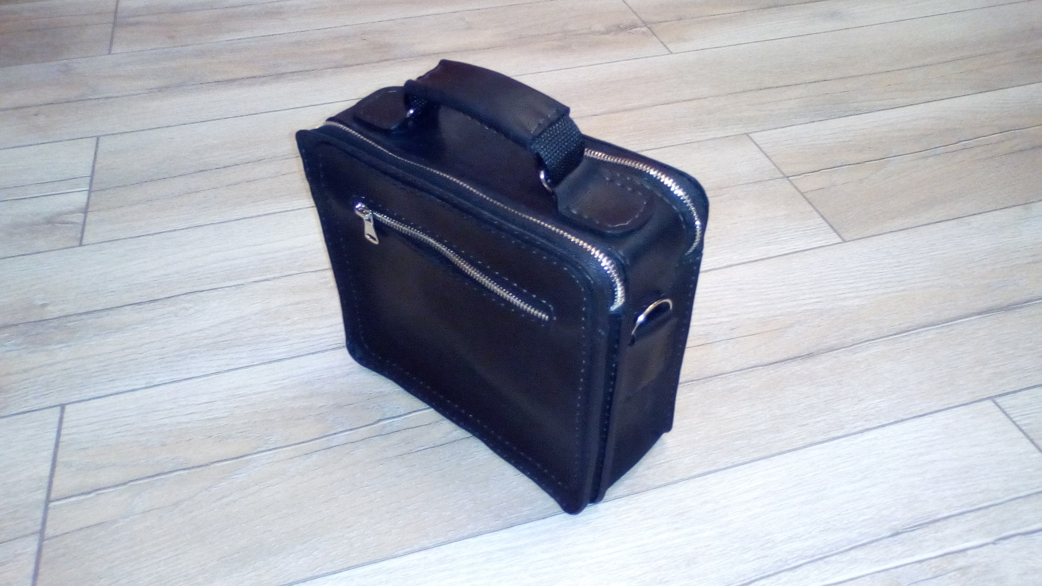 Men's leather bag2 - My, Leather products, With your own hands, Longpost