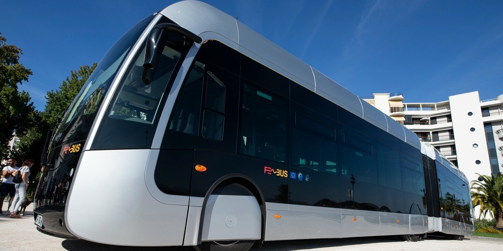 Febus hydrogen bus - Public transport, Hydrogen fuel, Bus, Hydrogen, France