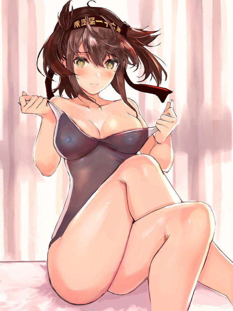 Akizuki-class (художник: Eriyama E) - NSFW, Kantai Collection, Аниме, Anime Art, Akizuki, Teruzuki, Hatsuzuki, Suzutsuki, Этти, Длиннопост