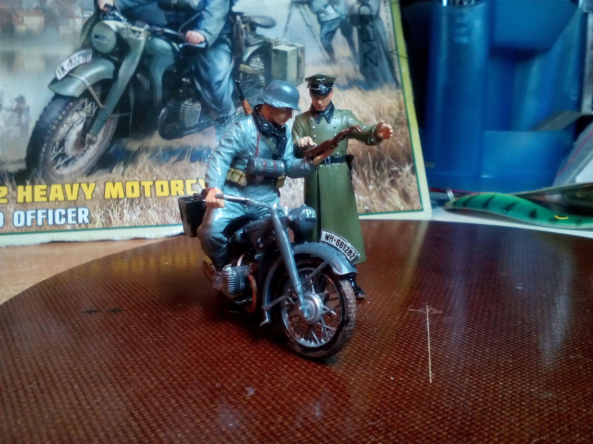 Motorized cavalry of the Wehrmacht. BMW R12 - My, Stand modeling, Prefabricated model, Moto, Motorcyclists, Wehrmacht, The Second World War, Longpost