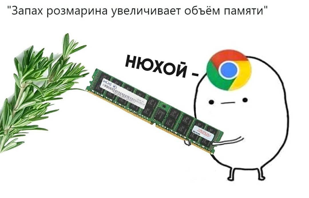 Memory - RAM, Google chrome