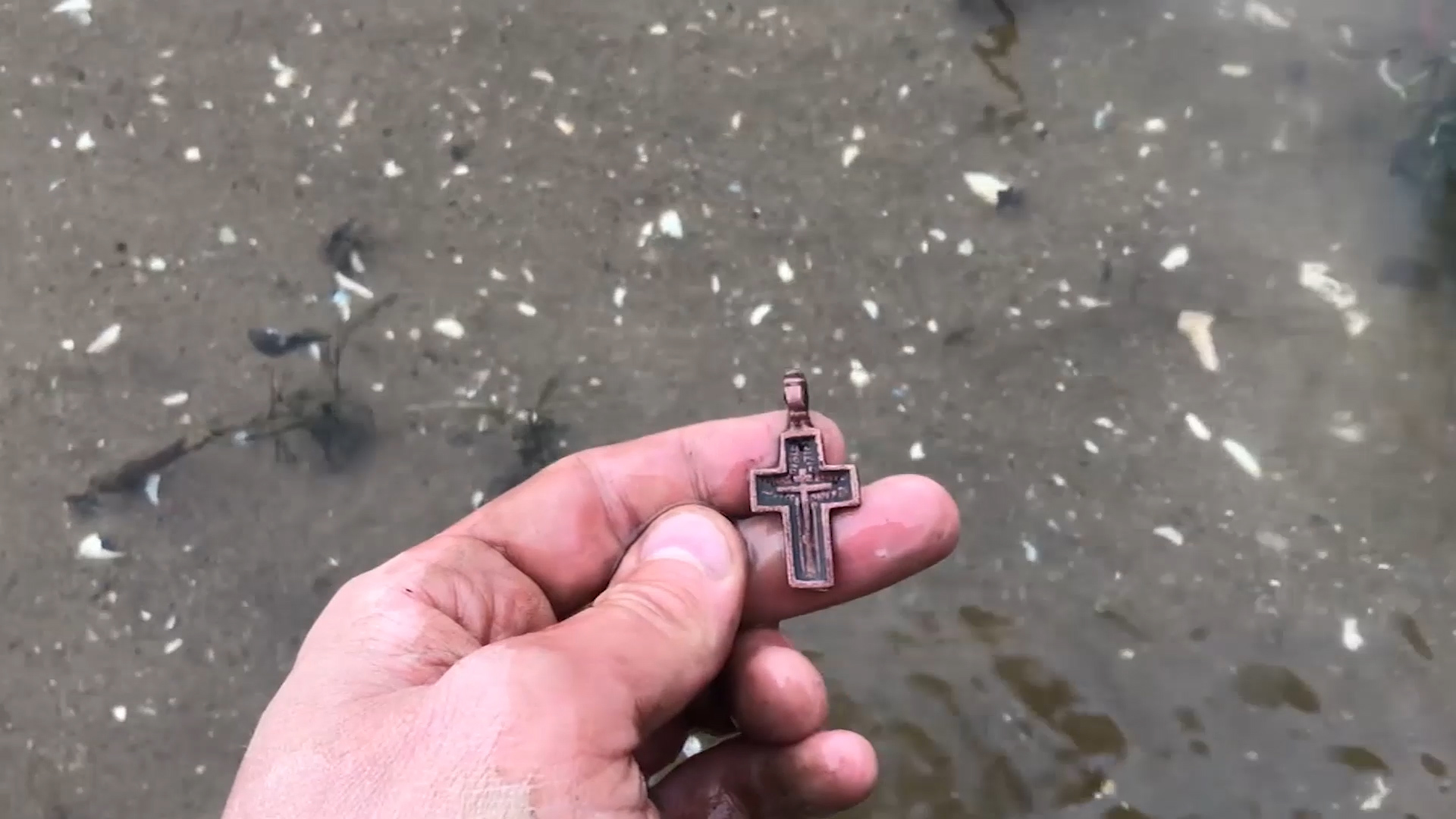 They drained the reservoir, found a plane and the foundation of an ancient church! - My, Search engine, Treasure hunt, Find, Metal detector, Video, Longpost