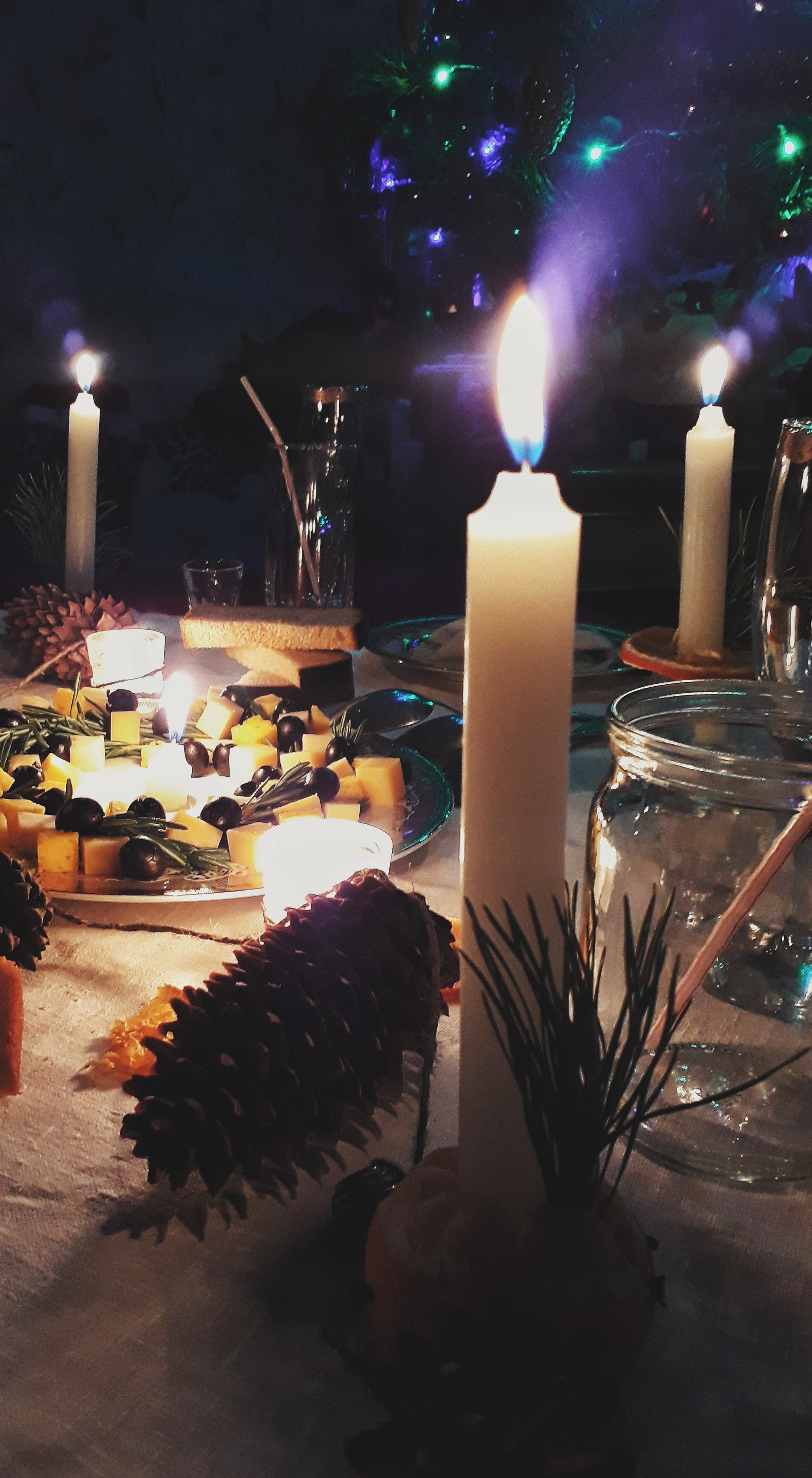 New Year's table - My, New Year, Serving, Festive table, Aesthetics, Life hack, Longpost