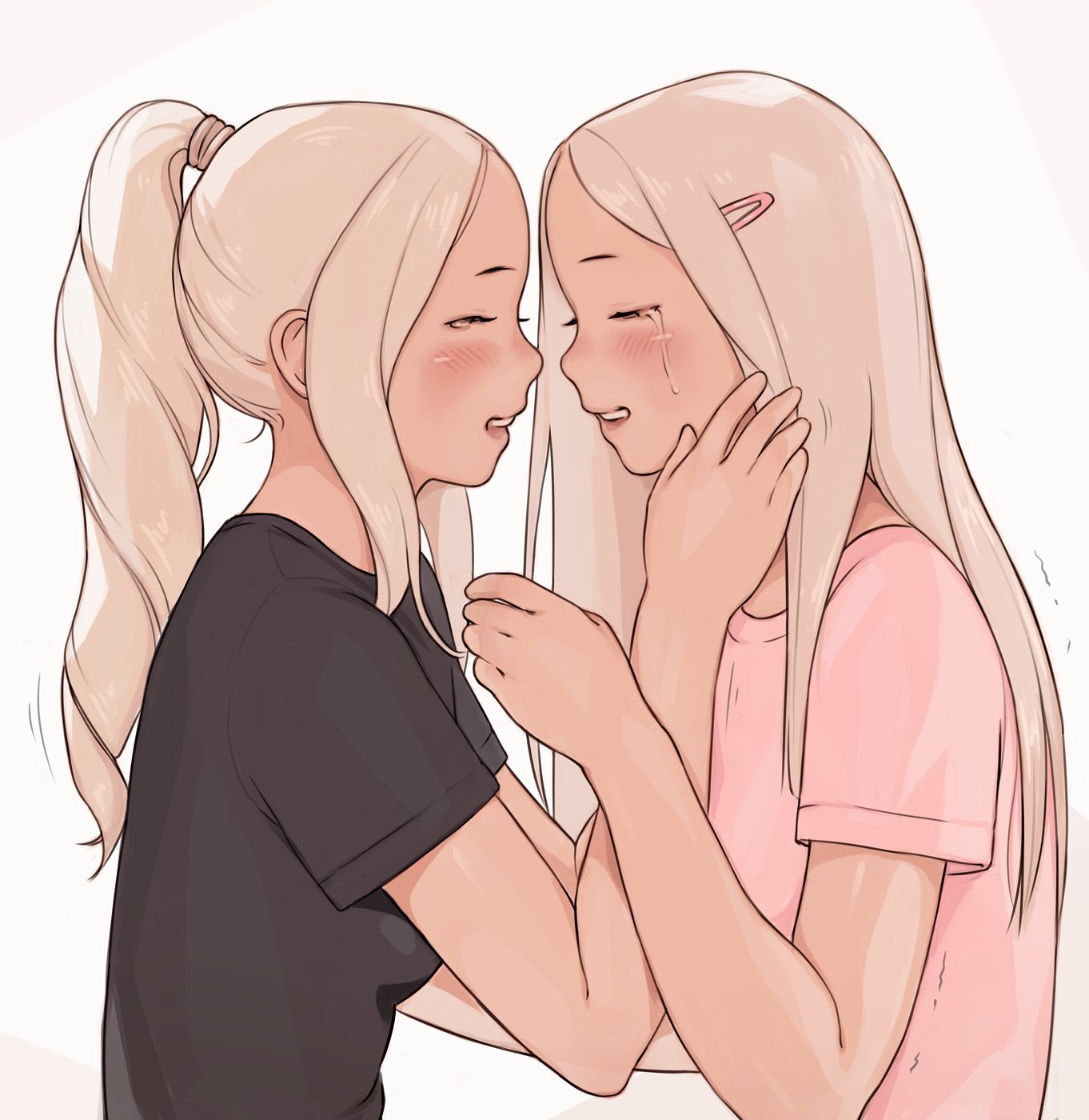 Nuri and Adara - Luimiart, Art, Kiss